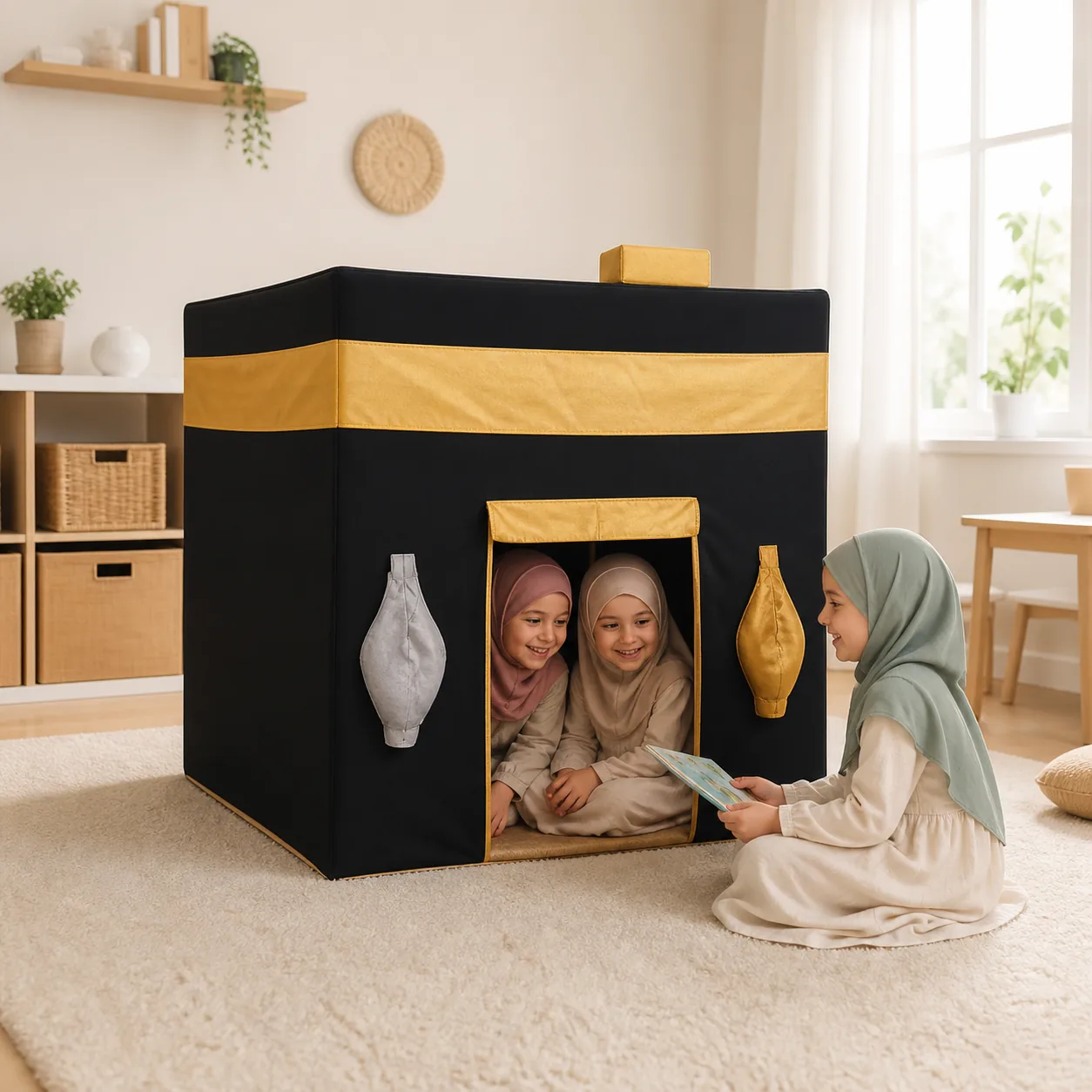 Capeless handgefertigte Kaaba-Spielhöhle für Kinder